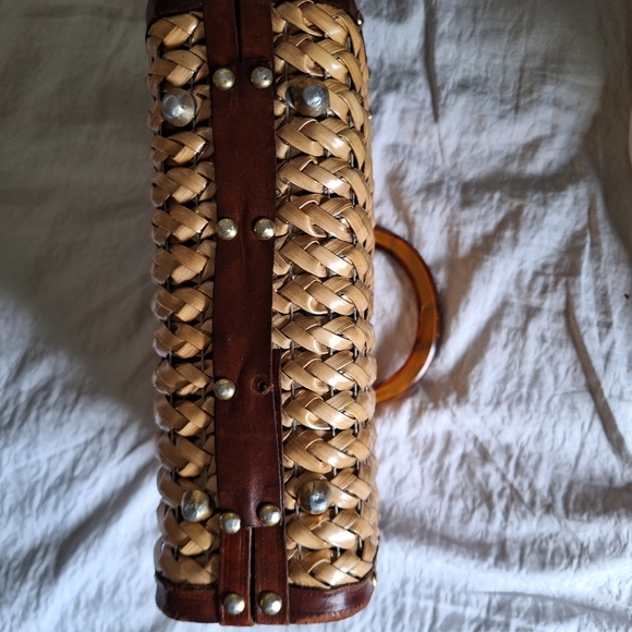 Rare Vintage wicker purse - Picture 6 of 6
